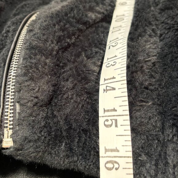 Jou Jou Girls Black Faux Fur Hooded Jacket Size Small (8) - Picture 9 of 10